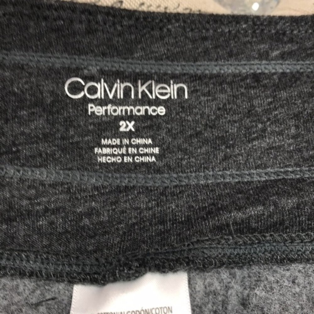 Calvin Klein Performance Plus Size Rib-Trim Jogger - Picture 4 of 6